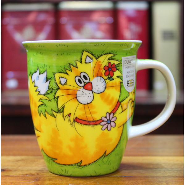 Mug Chat Roux Fleurs Compagnie Anglaise Des Th S