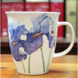 Mug Dunoon Fleurs bleues - Compagnie Anglaise des Thés