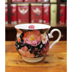 Mug Retro Roses Foncé - Compagnie Anglaise des Thés