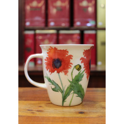 Mug Dunoon Coquelicot - Compagnie Anglaise des Thés