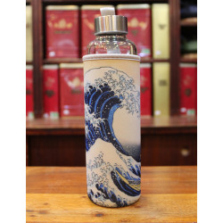 Gourde en verre Fuji Hokusai - Compagnie Anglaise des Thés