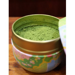 Boite Japonaise de Thé vert MATCHA Ujicha Bio