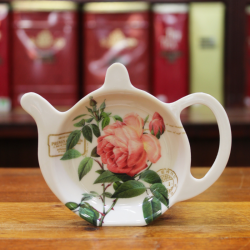 Soucoupe Redoute Rose repose sachet  - Compagnie Anglaise des Thés