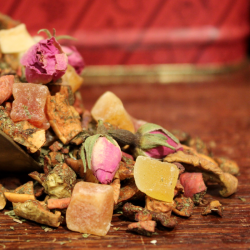 Infusion PAPAYE, MENTHE, FLEURS en vrac -Infusion SAGA - Compagnie Anglaise des Thés