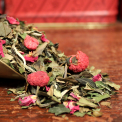Thé Blanc Framboise, Rose - Thé blanc NOSTALGIE  - Compagnie Anglaise des Thés