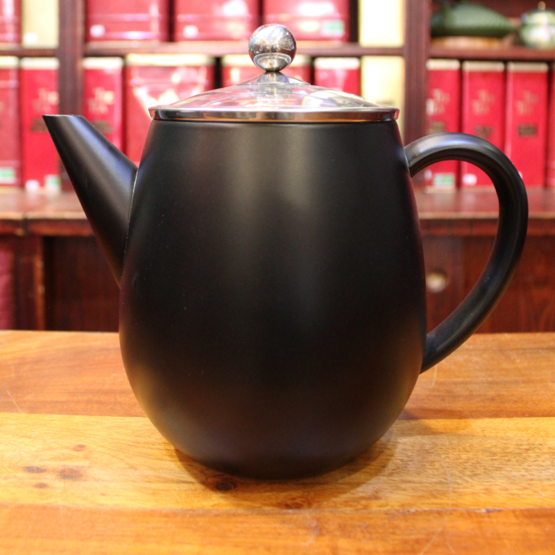 Théière Adagio Noire Mat 1.1L - Compagnie Anglaise des Thés