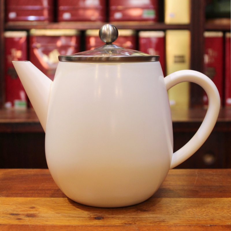 Théière Adagio Blanc Mat 1.1L - Compagnie Anglaise des Thés