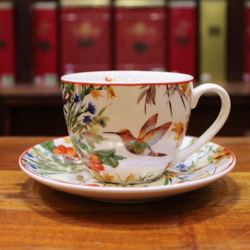 Petite tasse et Soucoupe Colibri - Compagnie Anglaise des Thés