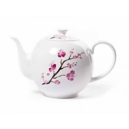 Cadeau théière et 4 Fleurs de thé blanc Bio