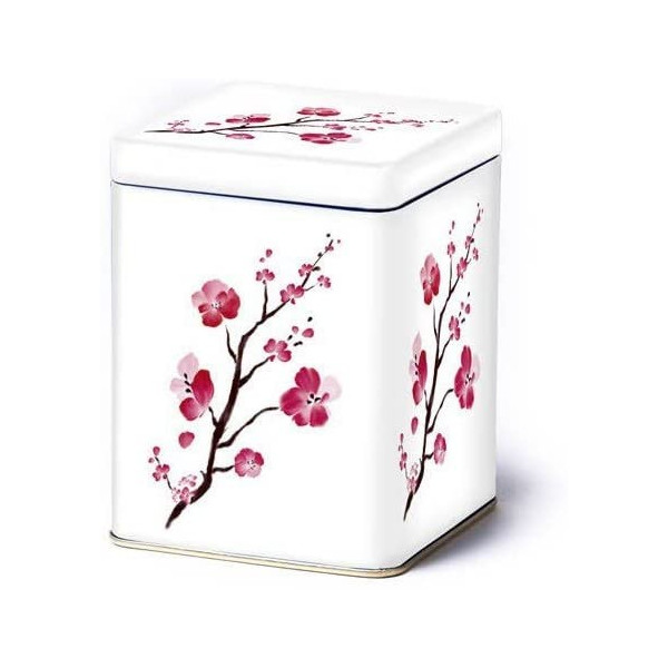 Boîte blanche Fleurs de Cerisier - Compagnie Anglaise des Thés