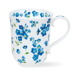 Mug Dunoon Petites fleurs bleues - Compagnie Anglaise des Thés