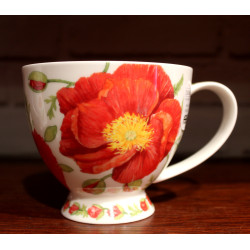 Mug Dunoon Bol Coquelicot  - Compagnie Anglaise des Thés