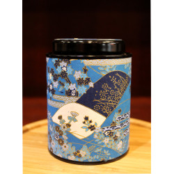 Boîte Japonaise Cylindrique Bleue 80g - Compagnie Anglaise des Thés
