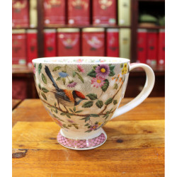 Mug Dunoon Pink Birds - Compagnie Anglaise des Thés