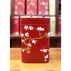Boîte Cerisier Japonais Rouge - Compagnie Anglaise des Thés